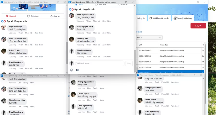 Phần mềm nuôi Facebook MKT Care Hướng dẫn chạy tương tác phần mềm nuôi Facebook