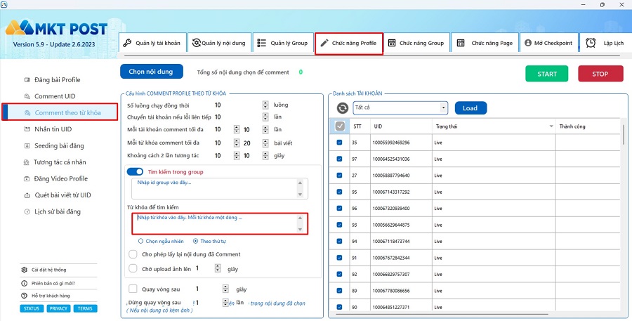 Auto comment theo từ khóa Auto comment theo từ khóa