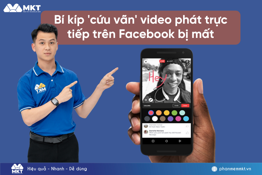 Bí kíp 'cứu vãn' video phát trực tiếp trên Facebook bị mất
