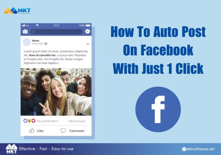 How To Auto Post On Facebook With Just 1 Click