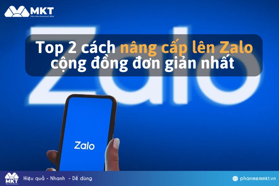 Cách nâng cấp lên Zalo cộng đồng