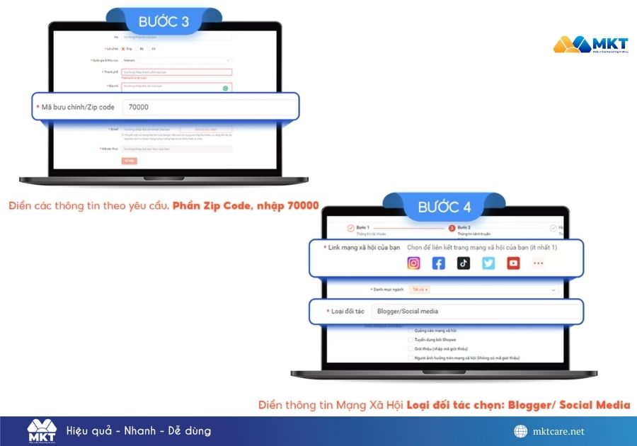 cách đăng ký tiếp thị liên kết Shopee