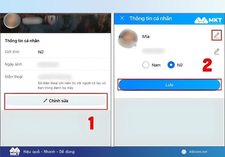 đổi tên Zalo như thế nào