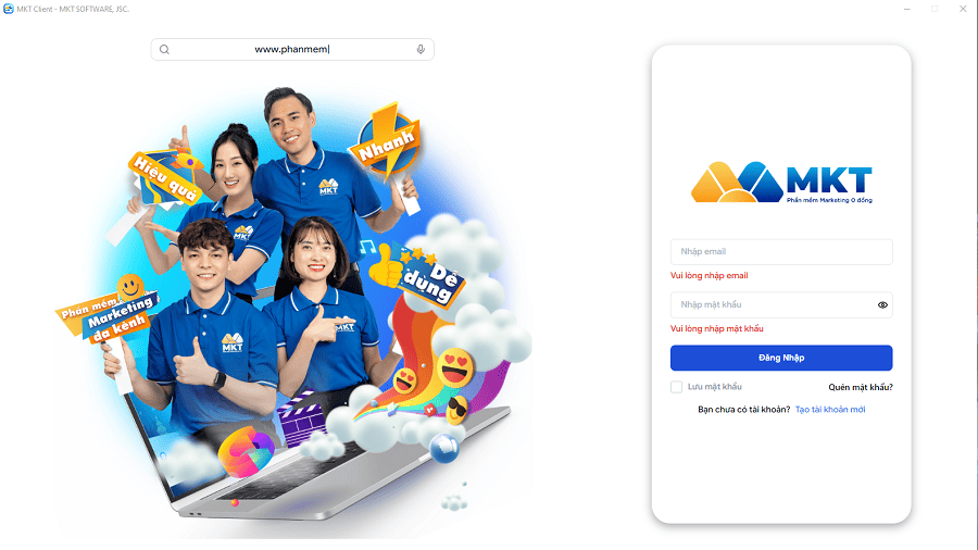 Đăng nhập MKT Post Đăng nhập MKT Post
