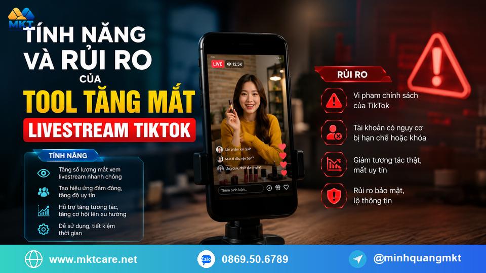 tính năng và rủi ro của tool tăng mắt livestream TikTok tính năng và rủi ro của tool tăng mắt livestream TikTok